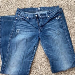 7 For All Mankind jeans- wide leg -size 29
